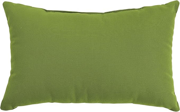 BrylaneHome Lumbar Pillow - 20" L x 13" W - Patio & Outdoor - Water, Stain & Fade Resistant - Willow - Photo 1