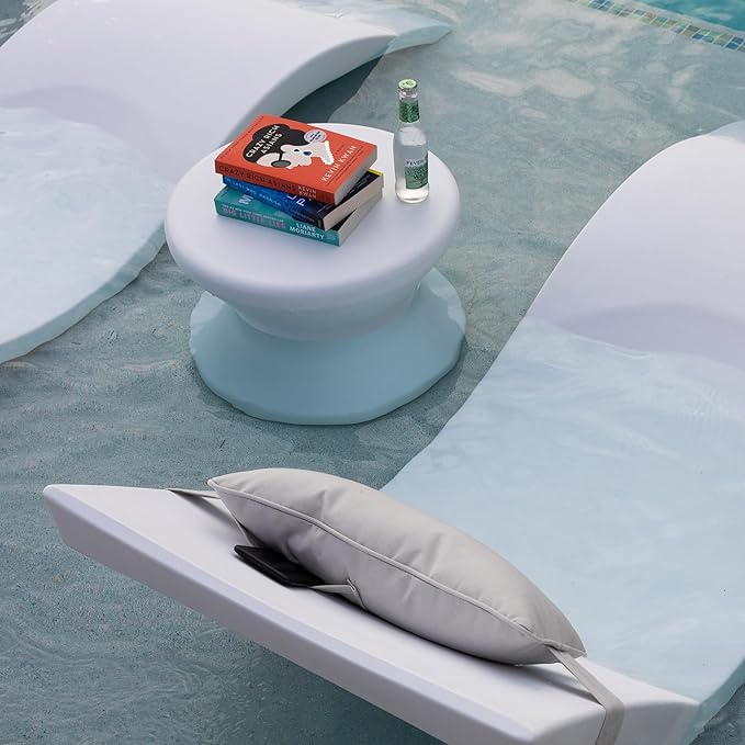 Ledge Lounger Signature Side Table - in-Pool Table for Ledges up to 10" Deep - Indoor/Outdoor All-Weather Table for - Photo 2