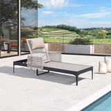 PURPLE LEAF 1 Piece Outdoor Chaise Lounge Rattan Wicker Lounger with Arms Poolside Furniture Adjustable Recliner Patio - Photo 9
