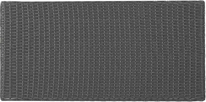Christopher Knight Home Justin Outdoor Wicker Coffee Table, Gray, Black