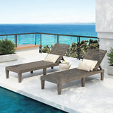 Outdoor Chaise Lounge Chair Set of 2 for Poolside Patio - Photo 1