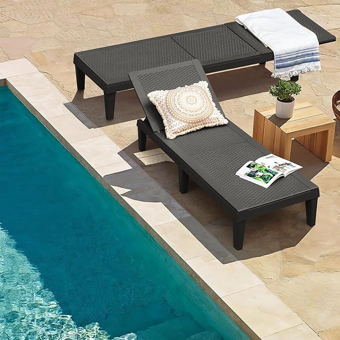 Homall Outdoor Lounge Chairs Set of 2 - Photo 2