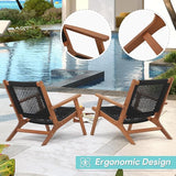 Verano Garden Mid Century Modern Accent Armchair Set of 2 - Photo 2