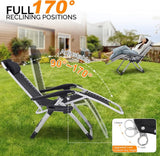 VINGLI Padded Zero Gravity Chair - Photo 5
