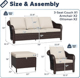 5 PCS Outdoor Conversation Set - Photo 2