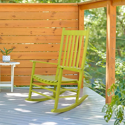 Shine Company Vermont Porch Rocker – Lime