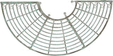 SAFAVIEH Outdoor Furniture Collection – Abia Antique Dark Green Distressed Wrought Iron 50-Inch Curved Tree Bench - Photo 6