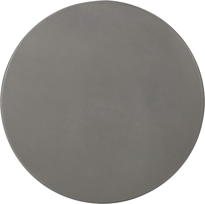 SAFAVIEH Outdoor Collection Vikki Modern Dark Grey Concrete Accent Table (Fully Assembled) VNN1040A