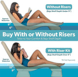 GoSports Coast Modern in Pool Lounge Chair - Waterproof & Weighted Chaise Lounger - Outdoor Pool Furniture for Patio or - Photo 5