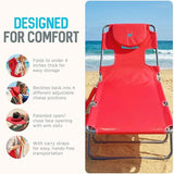 Ostrich the Original Chaise 72 x 22 Inch Lounge Portable Reclining Lounger, Outdoor Patio, Beach, Lawn, Camping - Photo 5