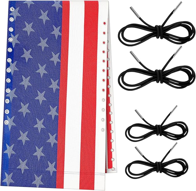 Queekay Chair Replacement Fabric with 4 Bungee Cord Lounge Chair Cloth Mesh Repair Kit for Patio Recliner Outdoor Lawn - Photo 1