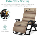 Best Choice Products Oversized Zero Gravity Chair, Folding Outdoor Patio Recliner - Photo 6
