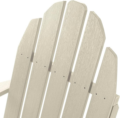 Elk Outdoors The Essential Adirondack Chair, Whitewash