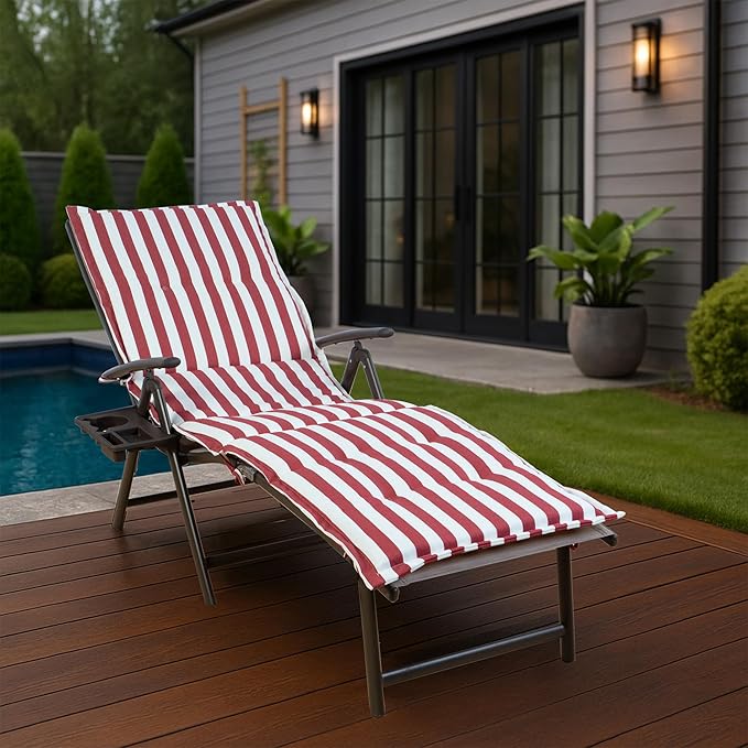 Kozyard Cozy Aluminum Reclining Lounge Chair - Perfect for Beach, Yard, Pool, Deck - Photo 1