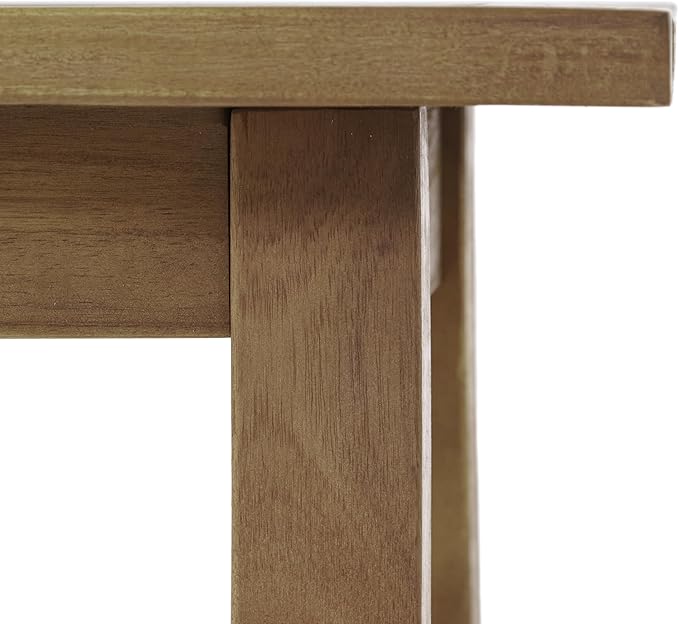 Christopher Knight Home Selma Acacia Wood Outdoor Side Table, Decorative Rectangular Small Accent Table - Photo 10