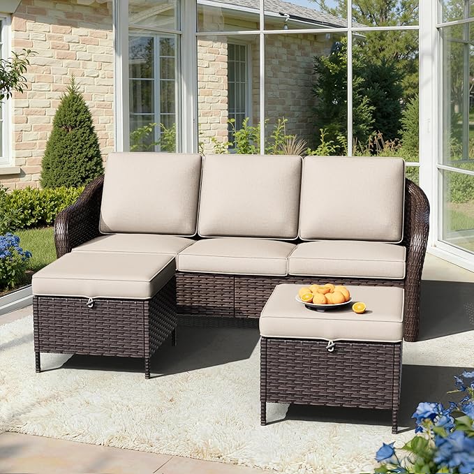 Outdoor Sectional Couch Set - Photo 1