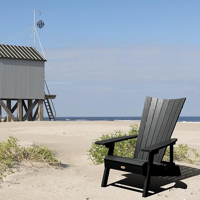 highwood Manhattan Beach Adirondack Chair, Black