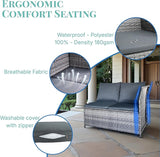 GIANGSUNNY 3 Patio Furniture Set with Storage - Photo 4