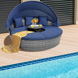 HAPPYGRILL Rattan Daybed with Canopy - Photo 2