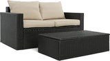 Serta Laguna Brown Resin Wicker Outdoor Patio Furniture Collection, Easy Assembly, Porch or Pool - Photo 6