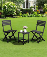 Outvita Adirondack Side Table, 14 Inch Square Outdoor End Table - Photo 9