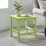 Psilvam Oversized Outdoor Side Table, 19.68" Poly Lumber Adirondack Side Table - Photo 2