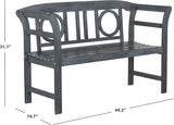 SAFAVIEH PAT6743A Outdoor Collection Moorpark 2 Seat Bench - Photo 3
