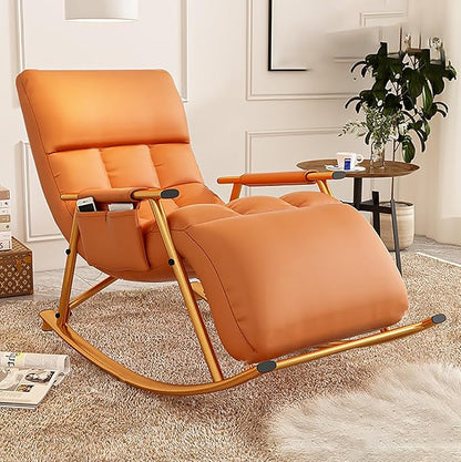 Padded Zero Gravity Chair Oversized Patio Recliner Chair Adjustable Headrest Lounge Chairs Chairs with Adjustable Headrest Fully Padded Patio Chair for Patio Yard Pool