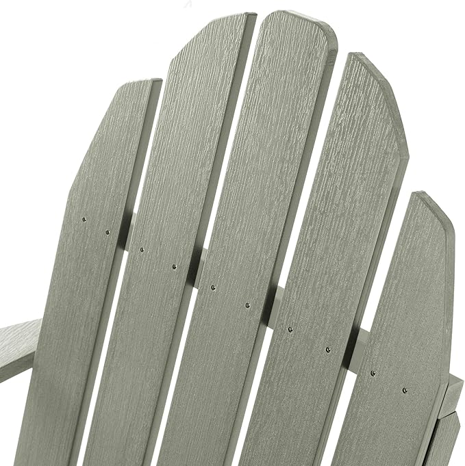 Elk Outdoors The Essential Adirondack Chair, Eucalyptus