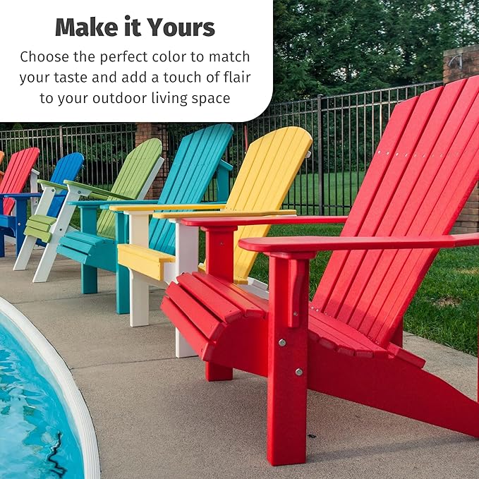 LuxCraft Deluxe Adirondack Chair - Available in 32 Color Options