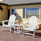 Giantex Side Table Outdoor Small Patio Table 18” Adirondack Table, Weather Resistant End Tables - Photo 6