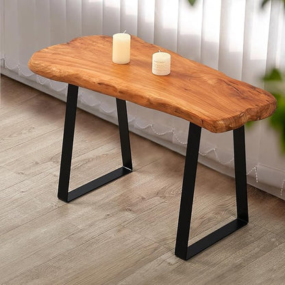 Cedar Root Entryway Bench 28" x 12" x 16"H Rustic Solid Wood Live Edge Natural Accent Coffee Side Table for Living Room Bedroom Outdoor Vintage Garden Foot Stool