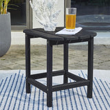 Signature Design by Ashley Sundown Treasure Modern Weather Resistant Outdoor End Table, Black - Photo 2