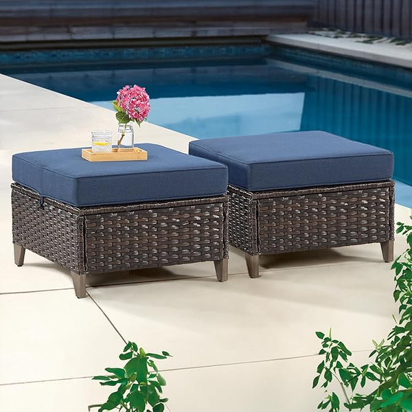 Joyside Patio Ottoman Set of 2 - Photo 1