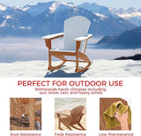 Costaelm Outdoor Adirondack Chair, All Weather Resistant Lawn Chairs Balcony Chair and Fire Pit Chairs - Photo 3