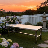 304 Stainless Steel Outdoor Garden Bench Metal Bench for Patio Park Commercial Use 660 Lbs Load-Bearing - Photo 7
