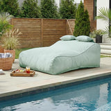 Merax Outdoor Bean Bag Chair Sun Lounger for 2 Adult, 73" Big Comfy Outdoor Bean Bag Daybed Couch with Headrest - Photo 3