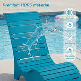 Pool Lounge Chairs Set of 2 for Baja Shelf, Ergonomic S-Contour Pool Lounger for Ultimate Comfort - Photo 4