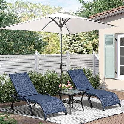 Outdoor Glass Side Table, End Table with Glass Top, Patio Coffee Bistro Table for Indoor Garden Porch Balcony (Black, Square 18x18x23in)