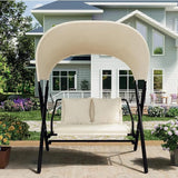 AECOJOY 2 Seat Outdoor Patio Swing Chair with Cover, Porch Swings Chairs for Adult - Photo 7