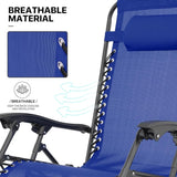 MoNiBloom Zero Gravity Chair Outdoor Folding Patio Lounge Chair for Outside Reclining Lawn Chair Recliner Beach Chair - Photo 7