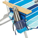 Tommy Bahama Hi-Boy 17" Seat Height 4-Position Lace-Up Suspension Folding Beach Backpack Chair - Photo 10