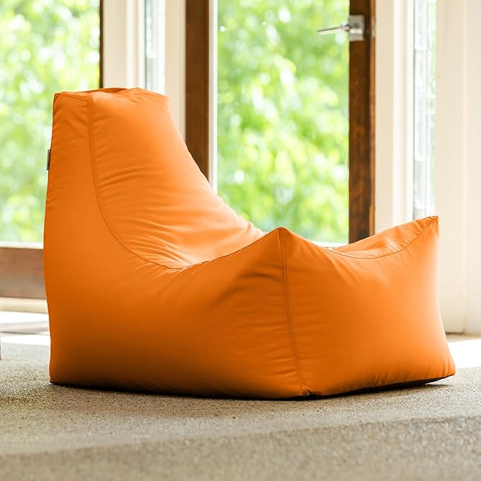 Jaxx Juniper Outdoor Bean Bag, Tangerine Sunbrella