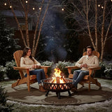 Premium Hemlock Wood Folding Adirondack Chairs (Set of 2) – Pre-Assembled Backrest, Water-Based Finish - Photo 8