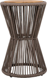 Merax 2 Pieces Round Outdoor Side Table Set - Photo 4