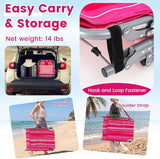 COSTWAY Tanning Chair with Face Hole, Folding Sun Bathing Lounge Chair with Armrest, Side Pocket & Protective Flap - Photo 5