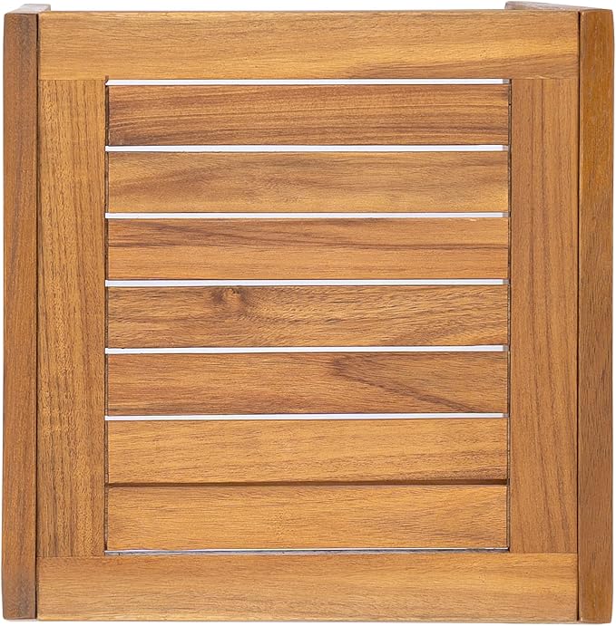 Christopher Knight Home Dessa Outdoor Side Table, Acacia Wood End Table, C Shape Small Coffee Table - Photo 10