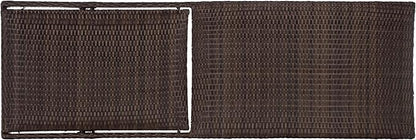 SAFAVIEH Outdoor Patio Furniture Collection – Alex Brown & Taupe Quick Dry Foam Lounger, Adjustable Outdoor Chaise, Modern Curved Design (PAT7545B)