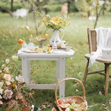 Outdoor Side Table, Adirondack Small Patio Table, Plastic Small Table, HDPS Side Table for Pool, Balcony, Porch, Deck - Photo 4