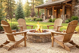 Wooden Folding Adirondack Chair Set of 6 - Photo 2